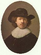 Rembrandt in 1632, when he was enjoying great success as a fashionable portraitist in this style. REMBRANDT Harmenszoon van Rijn
